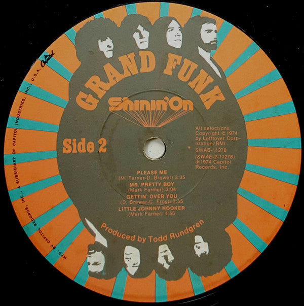 Grand Funk* : Shinin' On (LP, Album, Jac)