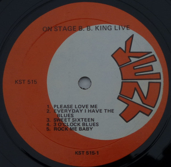 B.B. King : Live! B.B. King On Stage (LP, Album, RE)