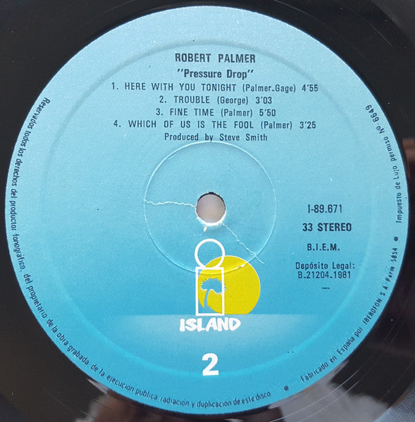 Robert Palmer : Pressure Drop (LP, Album)