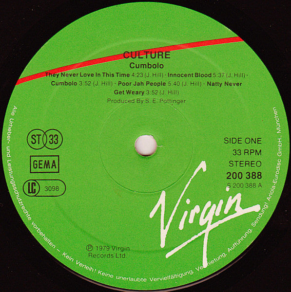 Culture : Cumbolo (LP, Album)
