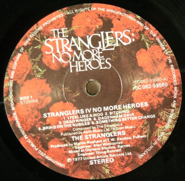 The Stranglers : No More Heroes (LP, Album)