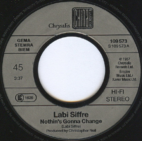 Labi Siffre : Nothin's Gonna Change (7", Single)