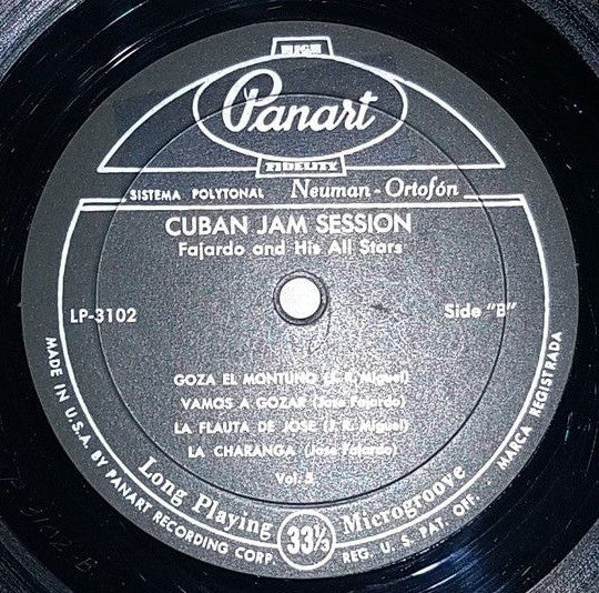 Fajardo And His All Stars* : Cuban Jam Session Vol. 5 (LP)