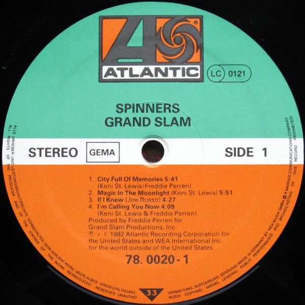 The Spinners* : Grand Slam (LP, Album)