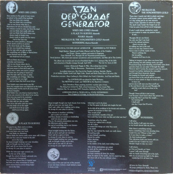 Van Der Graaf Generator : World Record (LP, Album, RE, Sma)