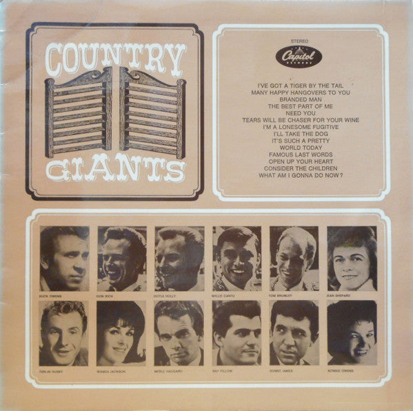 Various : Country Giants (LP, Comp)