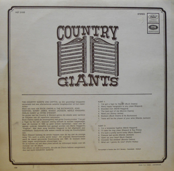 Various : Country Giants (LP, Comp)