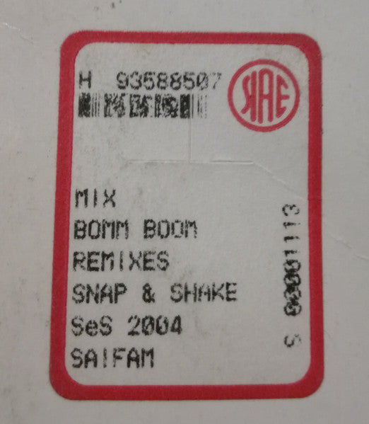 Ottomix : Boom Boom (Remixes) (12")