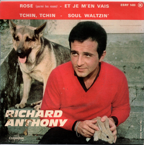 Richard Anthony (2) : Rose (Parmi Les Roses)  (7", EP)
