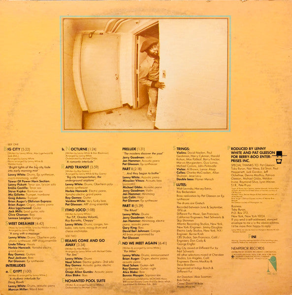 Lenny White : Big City (LP, Album, RI )