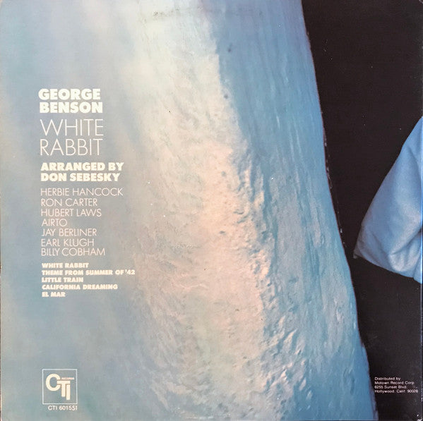 George Benson : White Rabbit (LP, Album, RE, Gat)