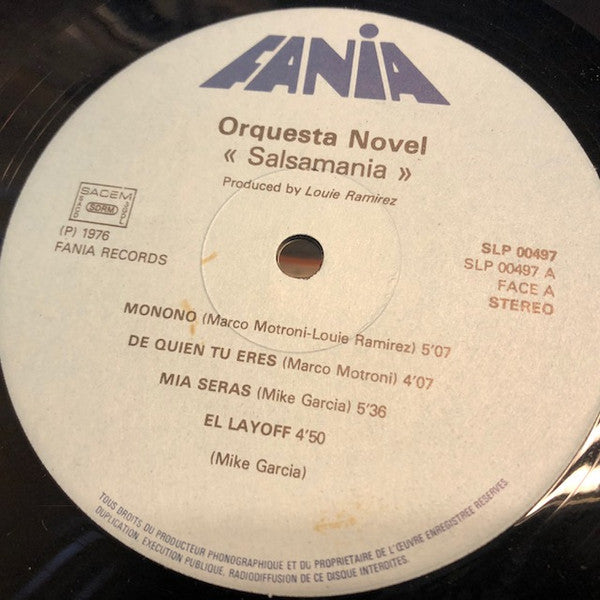 Orquesta Novel : Salsamania (LP, Album)