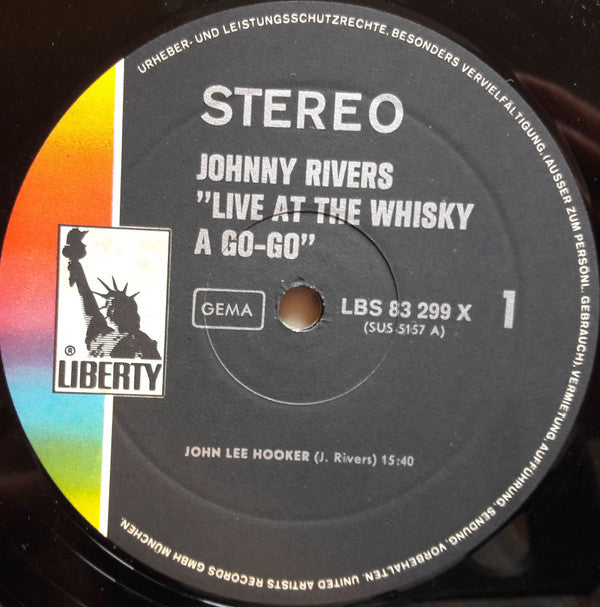 Johnny Rivers - Live At The Whisky A Go-Go (LP, Album) - De Platen Aap – Vinylwinkel in Brielle & online webshop voor muziekliefhebbers