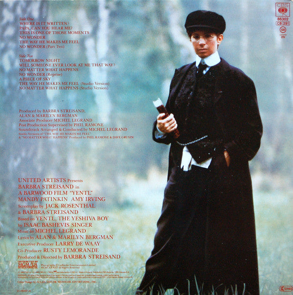 Barbra Streisand : Yentl - Original Motion Picture Soundtrack (LP,Album,Stereo)