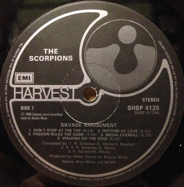 Scorpions : Savage Amusement (LP,Album,Stereo)