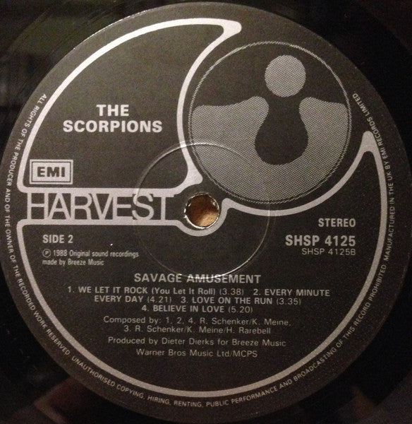 Scorpions : Savage Amusement (LP,Album,Stereo)