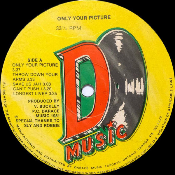 The Maytones : Only Your Picture (LP, Album)