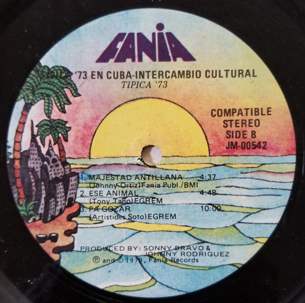 Tipica 73 ,Canta: José Alberto 'El Canario' : En Cuba - Intercambio Cultural (LP,Album,Stereo)