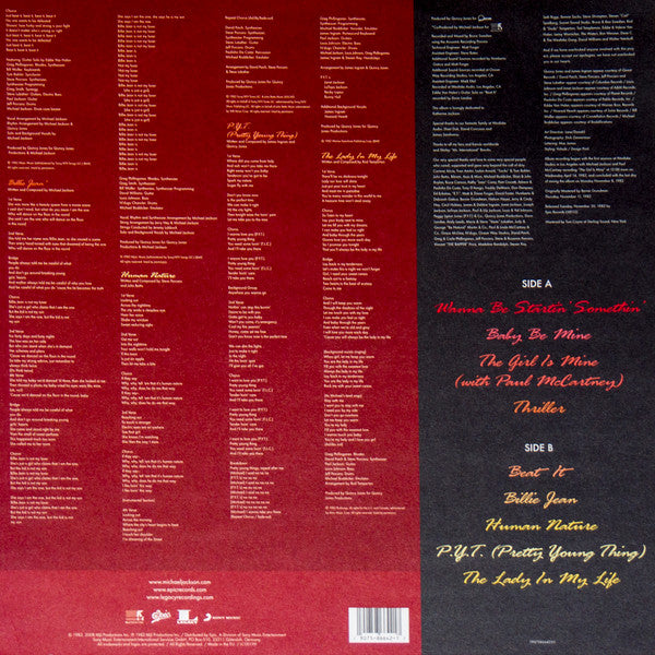 Michael Jackson : Thriller (LP, Album, Pic, RE)