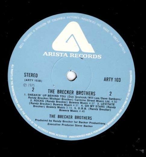 The Brecker Brothers : The Brecker Bros. (LP, Album)