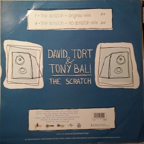 David Tort & Toni Bali : The Scratch (12")