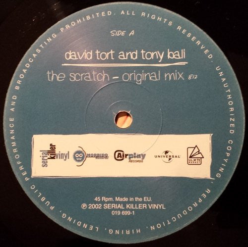 David Tort & Toni Bali : The Scratch (12")