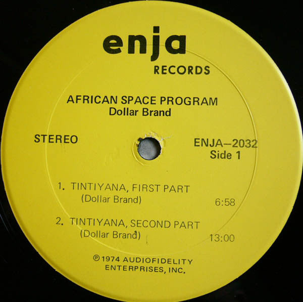 Dollar Brand : African Space Program (LP, Album)
