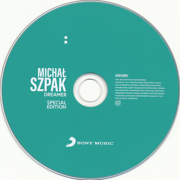 Michał Szpak - Dreamer (CD, Album, S/Edition) - De Platen Aap – Vinylwinkel in Brielle & online webshop voor muziekliefhebbers