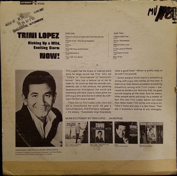 Trini Lopez : Now! (LP)