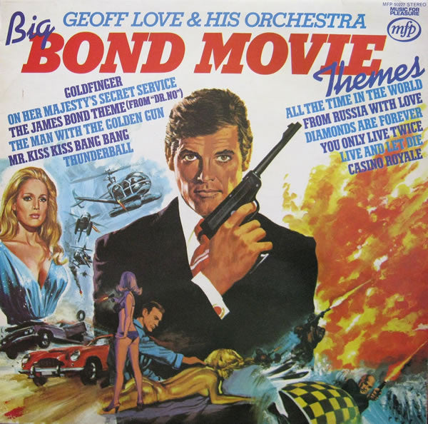 Geoff Love & His Orchestra : Big Bond Movie Themes (LP,Stereo)