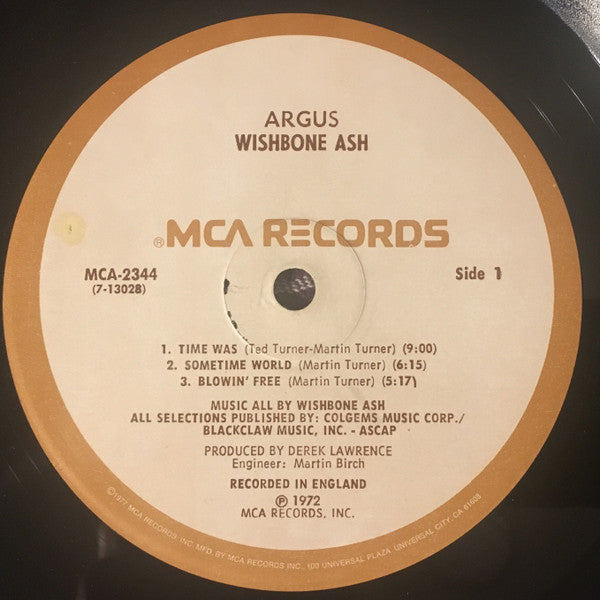 Wishbone Ash : Argus (LP, Album, RE)