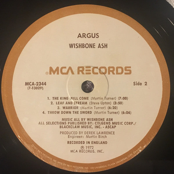 Wishbone Ash : Argus (LP, Album, RE)