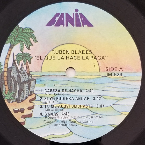 Ruben Blades : El Que La Hace La Paga (LP, Album)