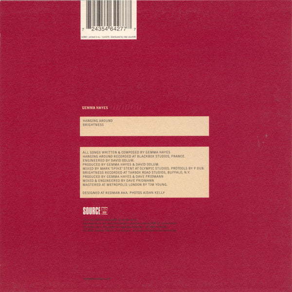 Gemma Hayes - Hanging Around (7", Single) - De Platen Aap – Vinylwinkel in Brielle & online webshop voor muziekliefhebbers