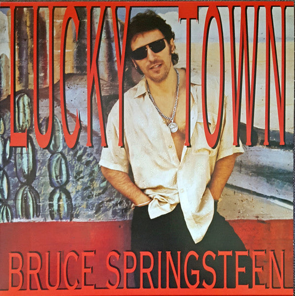 Bruce Springsteen - Lucky Town (LP, Album, RE) - De Platen Aap – Vinylwinkel in Brielle & online webshop voor muziekliefhebbers