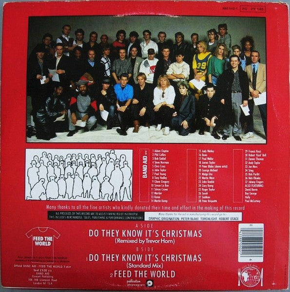 Band Aid : Do They Know It's Christmas? (12", EP)