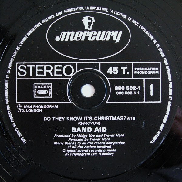 Band Aid : Do They Know It's Christmas? (12", EP)