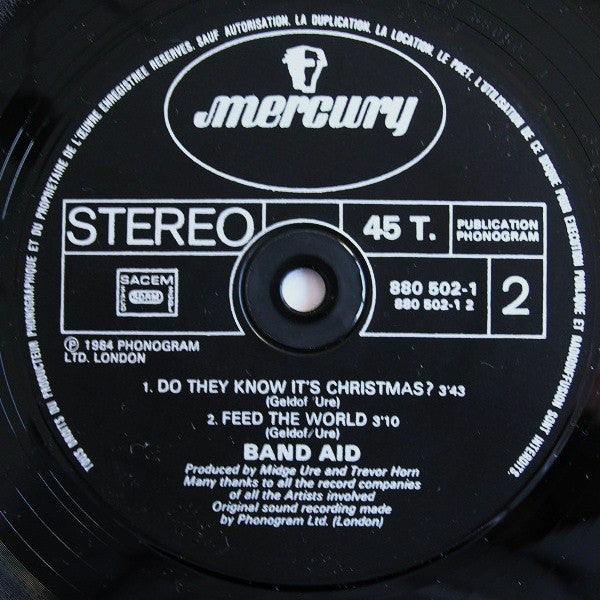 Band Aid : Do They Know It's Christmas? (12", EP)