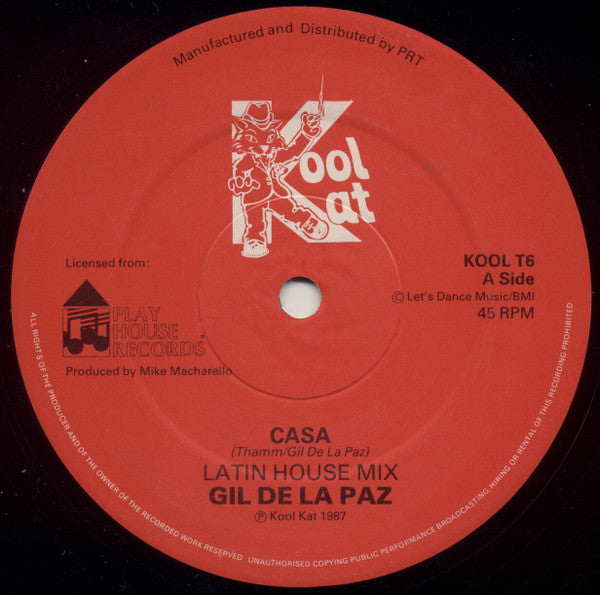 Gil De La Paz : Casa (12")