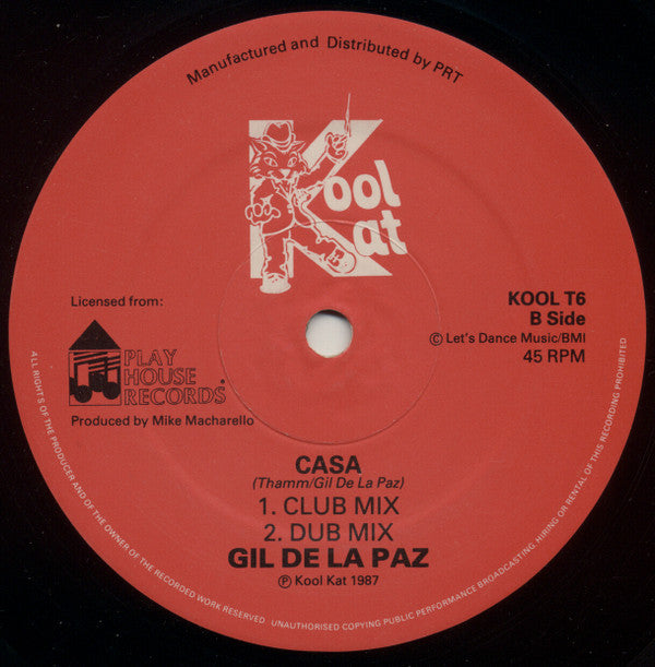 Gil De La Paz : Casa (12")