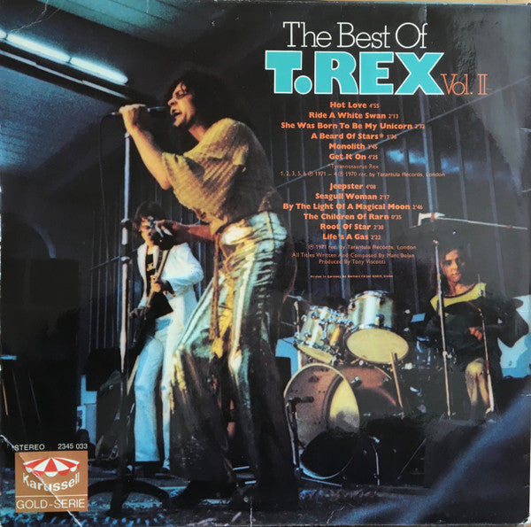 T. Rex : The Best Of T. Rex Vol. II (LP, Comp)