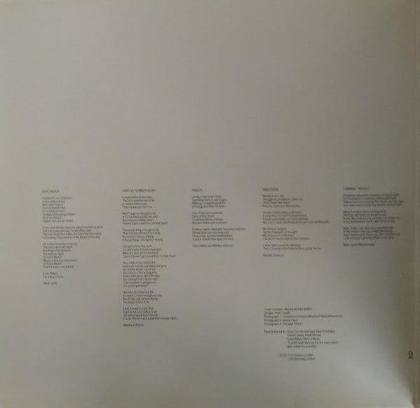 Martha And The Muffins : Metro Music (LP, Album, Gat)