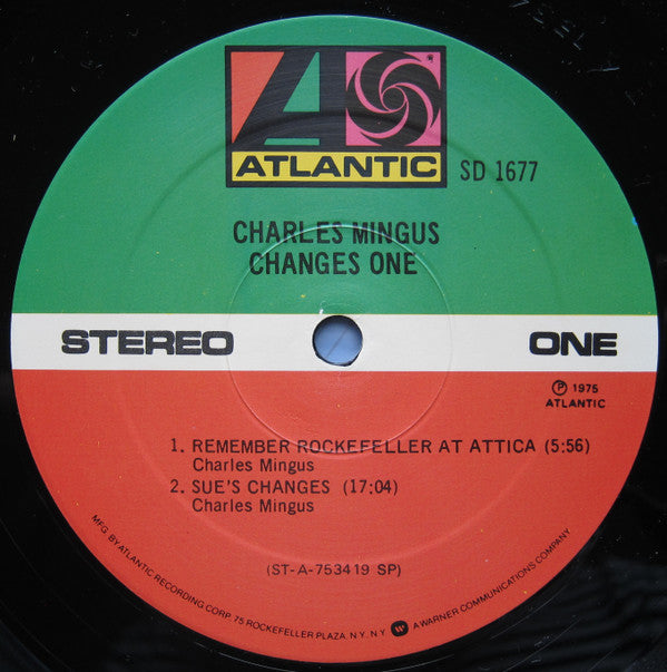 Charles Mingus : Changes One (LP, Album)