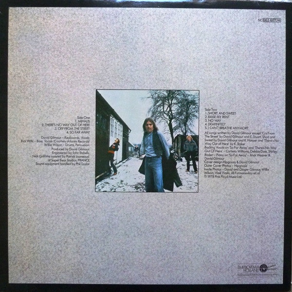 David Gilmour : David Gilmour (LP, Album, Gat)