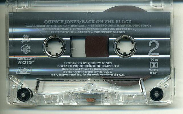 Quincy Jones : Back On The Block (Cass, Album)