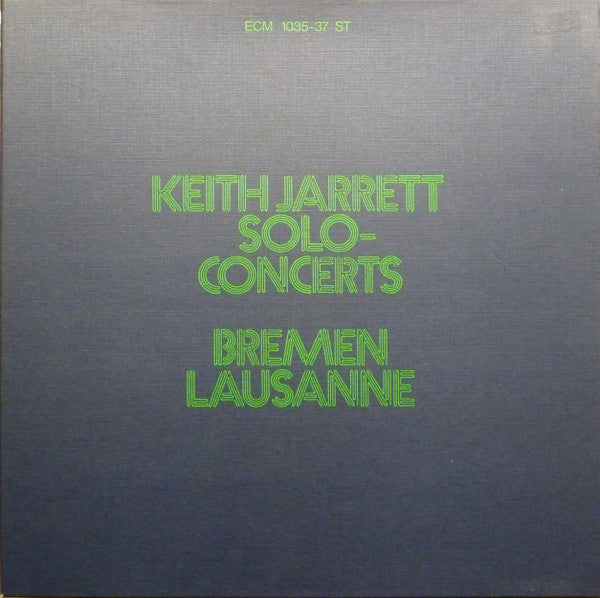 Keith Jarrett : Solo-Concerts Bremen Lausanne (3xLP, Album, RP + Box)
