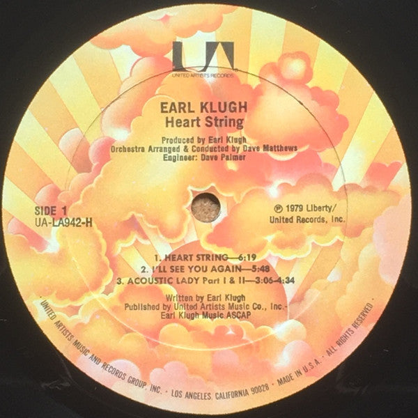 Earl Klugh : Heart String (LP, Album, All)