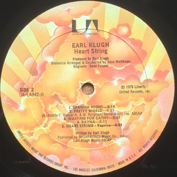 Earl Klugh : Heart String (LP, Album, All)
