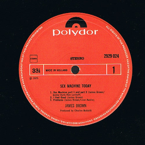 James Brown : Sex Machine Today (LP, Album)