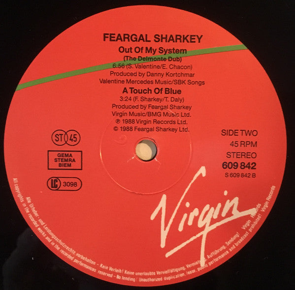 Feargal Sharkey - Out Of My System (12") - De Platen Aap – Vinylwinkel in Brielle & online webshop voor muziekliefhebbers